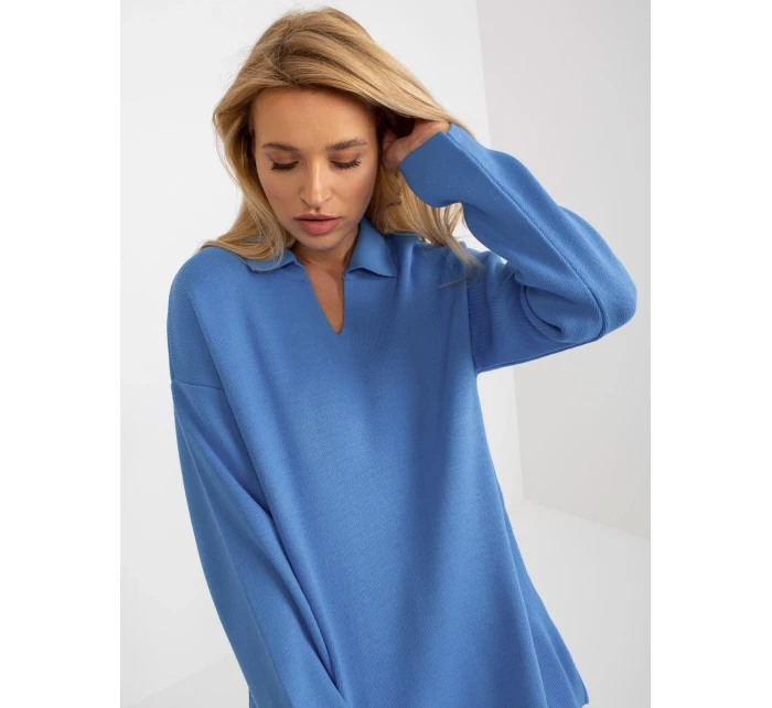 Dámský svetr LC SW  modrá  model 18132799 - FPrice