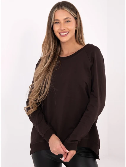 Mikina RV BL 5850.11X tmavě hnědá Mikina RV BL 5850.11X tmavě hnědá