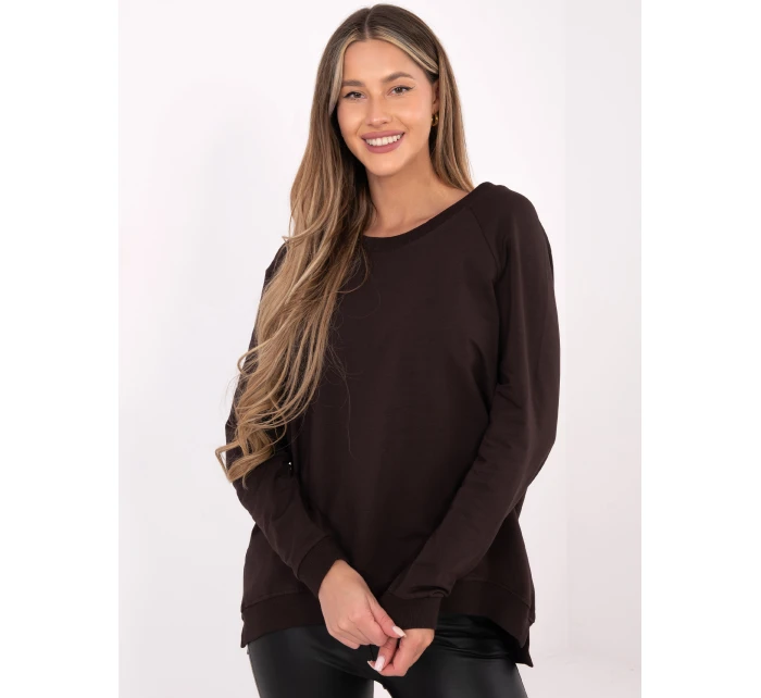 Mikina RV BL 5850.11X tmavě hnědá Mikina RV BL 5850.11X tmavě hnědá