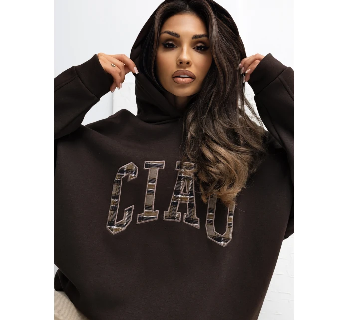 RV BL mikina A1039.22 tmavě hnědá RV BL mikina A1039.22 tmavě hnědá