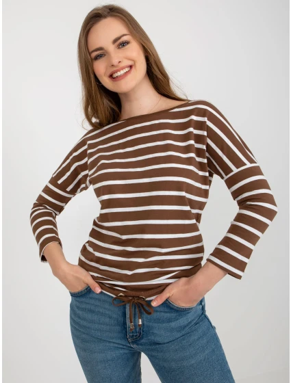 Halenka RV BZ 8566.94 bílo-hnědá Halenka RV BZ 8566.94 bílo-hnědá