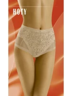 Dámské vyšší tvarující kalhotky model 20567639 Béžová - Wolbar Dámské vyšší tvarující kalhotky model 20567639 Béžová - Wolbar