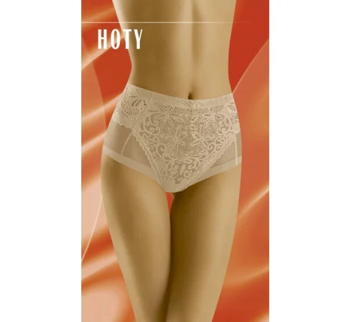 Dámské vyšší tvarující kalhotky model 20567639 Béžová - Wolbar Dámské vyšší tvarující kalhotky model 20567639 Béžová - Wolbar