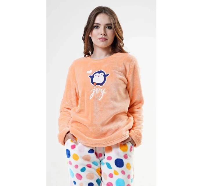 Dámské pyžamo dlouhé Kuličky