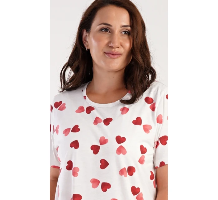 Dámské domácí šaty s krátkým rukávem model 18977131 - Vienetta