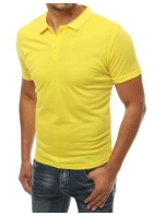 Pánské žluté polo tričko Dstreet model 21962550 - FashionStreet
