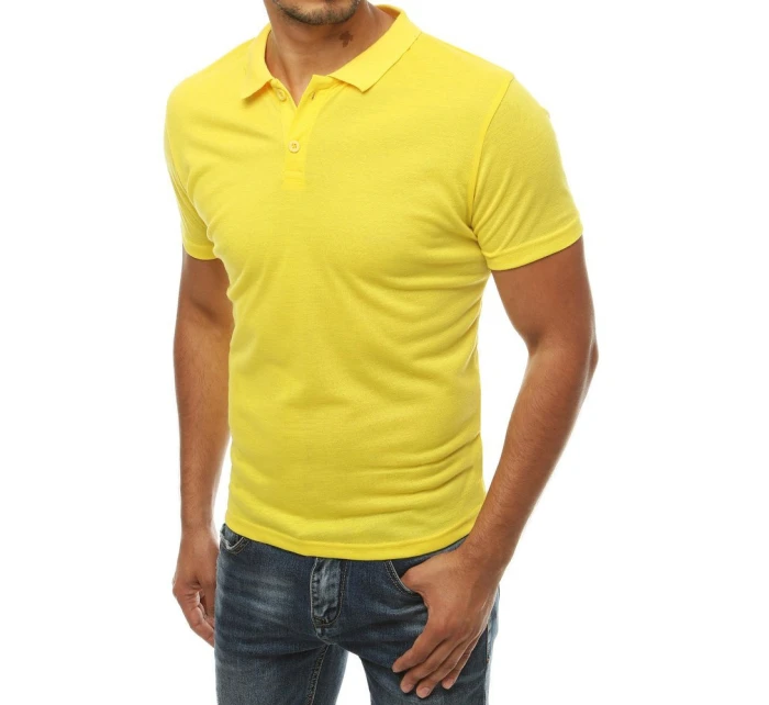 Pánské žluté polo tričko Dstreet model 21962550 - FashionStreet