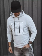 Pánská šedá mikina Dstreet BX5468