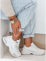 FashionStreet dámské bílé tenisky ZY1017 FashionStreet dámské bílé tenisky ZY1017