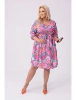 dámské letní květované šaty model 20070170 - Moon dámské letní květované šaty model 20070170 - Moon