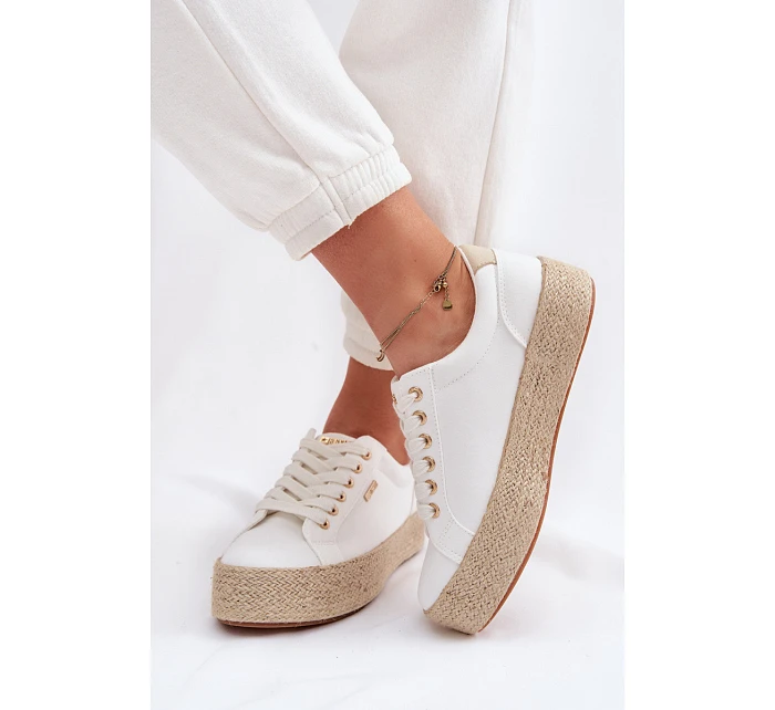 Dámské na platformě Big Star Bílé model 22042736 - Big Star Shoes