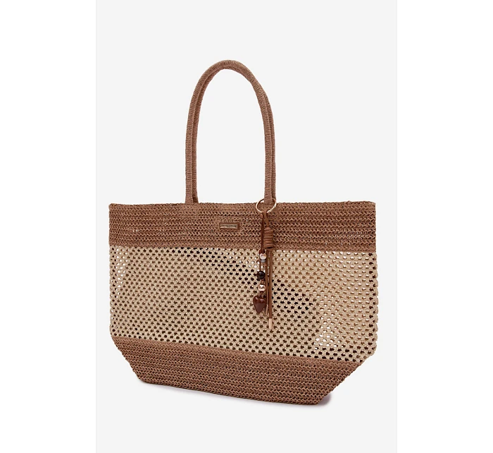 Velká Béžová Nákupní Taška z model 22111678 - Flora&Co