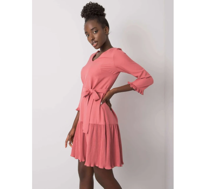 Šaty LK SK 507733.80P tmavě růžová