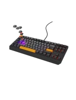 model 21491516 230 TKL Herní klávesnice USB + RF Wireless + Bluetooth QWERTY Černá, šedá, oranžová - Genesis model 21491516 230 TKL Herní klávesnice USB + RF Wireless + Bluetooth QWERTY Černá, šedá, oranžová - Genesis
