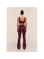 Dámské kalhoty CASALL Sublime Folded Flare Pants, barva bordová Dámské kalhoty CASALL Sublime Folded Flare Pants, barva bordová