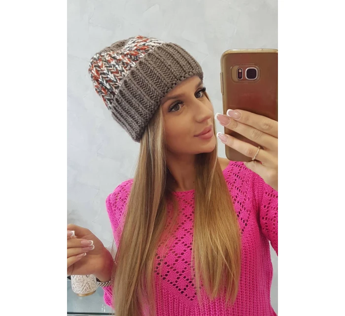 Dámská čepice Iris K348 cappuccino