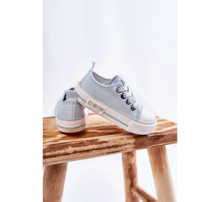 Dětské látkové tenisky BIG STAR model 21594703 Modrá - Big Star Shoes Dětské látkové tenisky BIG STAR model 21594703 Modrá - Big Star Shoes