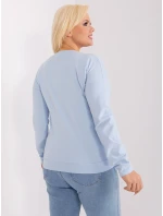 Bluzka RV BZ model 19394472 jasny niebieski - FPrice Bluzka RV BZ model 19394472 jasny niebieski - FPrice