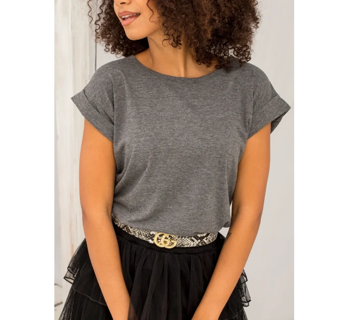 Tričko RV TS 4833.43P tmavě šedá