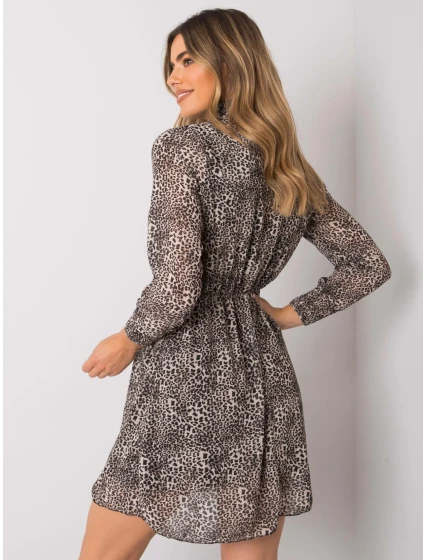 Šaty WN SK 18951 1.40X černá a béžová