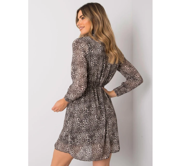 Šaty WN SK 18951 1.40X černá a béžová