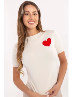 Svetr s krátkým rukávem  model 219972 Factory Price