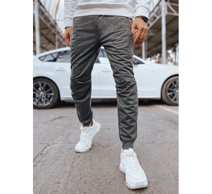 Pánské světle šedé teplákové kalhoty Dstreet model 21975798 - FashionStreet