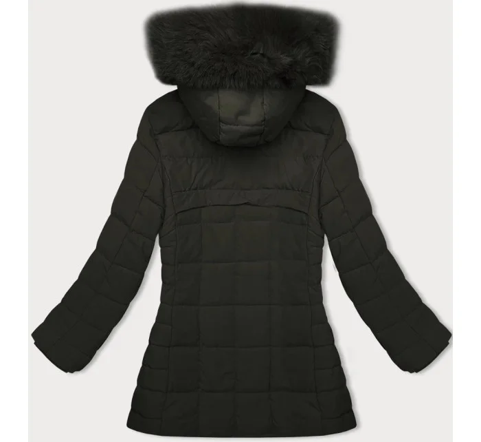 Prošívaná dámská zimní bunda v army barvě J Style (16M9119-136) Prošívaná dámská zimní bunda v army barvě J Style (16M9119-136)