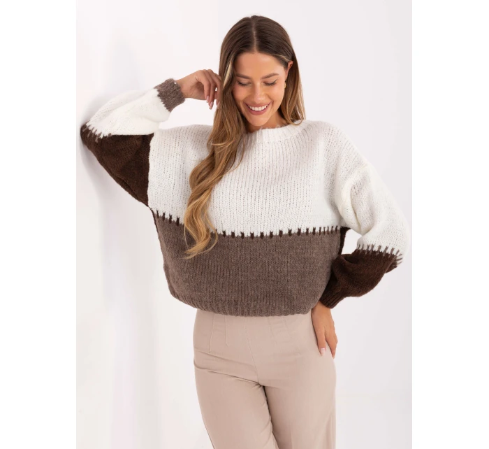 Jumper MI SW 3181.22 hnědý Jumper MI SW 3181.22 hnědý