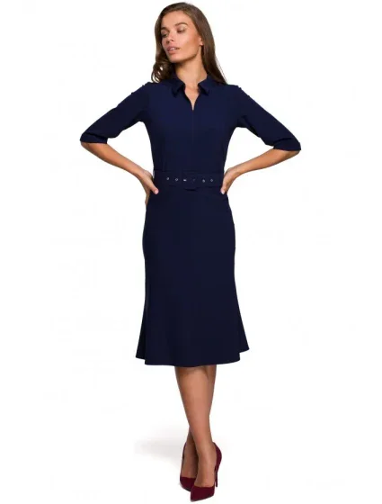 S231 Límeček s páskem s přezkou - tmavě modrý S231 Límeček s páskem s přezkou - tmavě modrý