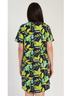 Dámská noční košile s krátkým rukávem model 19778257 - Vienetta Dámská noční košile s krátkým rukávem model 19778257 - Vienetta