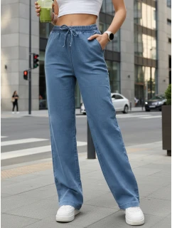 Spodnie damskie z niebieskie model 22016773 - FashionStreet