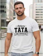 Tshirt męski z nadrukiem dla bawełniany biały model 22217747 - FashionStreet Tshirt męski z nadrukiem dla bawełniany biały model 22217747 - FashionStreet