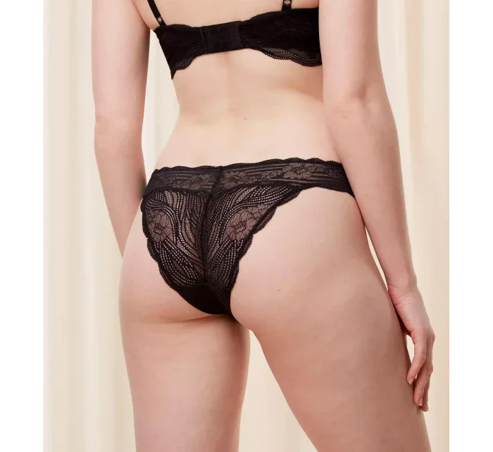 Dámské kalhotky Triumph Lift Smart Highleg Brazilian EX - BLACK - černé 0004 - TRIUMPH