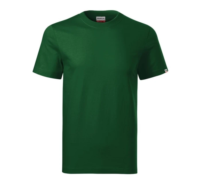 Základní unisex tričko (lahvově zelené (štítek značky))