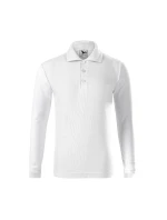 Dětské tričko Pique Polo LS (bílé)