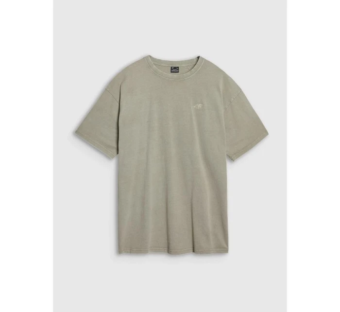 Pánské hladké tričko oversize model 21433391 - 4F Pánské hladké tričko oversize model 21433391 - 4F