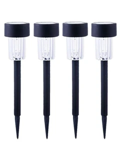 PLASTOVÁ SOLÁRNÍ LAMPA 4,5x31 cm LED - KIT.4 ks