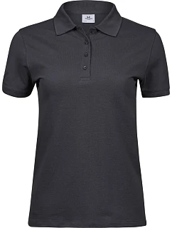 TJ Dámské piqué polo z těžké bavlny 18. dark grey model 22497357 - Tee Jays