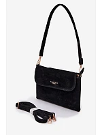 Malá Kabelka Z Eko Semiše Černá model 22111536 - Flora&Co