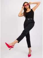 Spodnie DHJ SP model 20961811 czarny - FPrice Spodnie DHJ SP model 20961811 czarny - FPrice