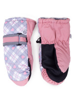 Yoclub Dívčí zimní lyžařské rukavice REN-0308G-A110 Vícebarevné