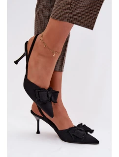 Sandály na podpatku model 224467 Step in style