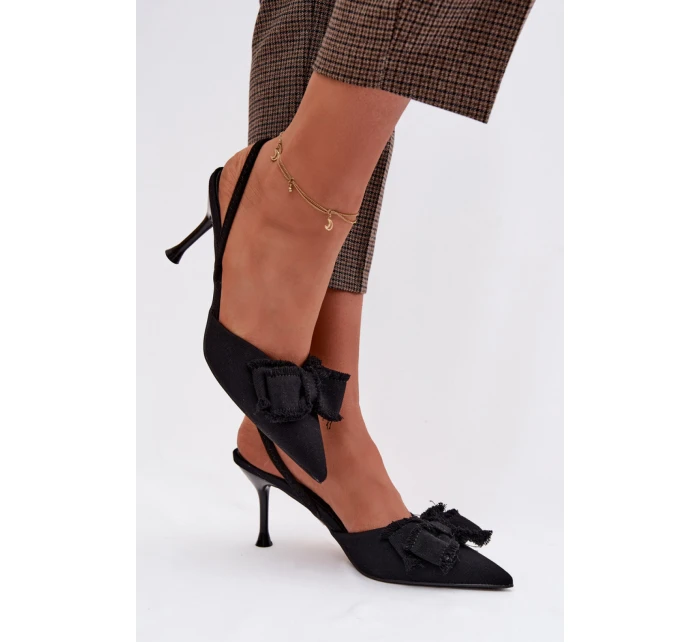 Sandály na podpatku model 224467 Step in style Sandály na podpatku model 224467 Step in style