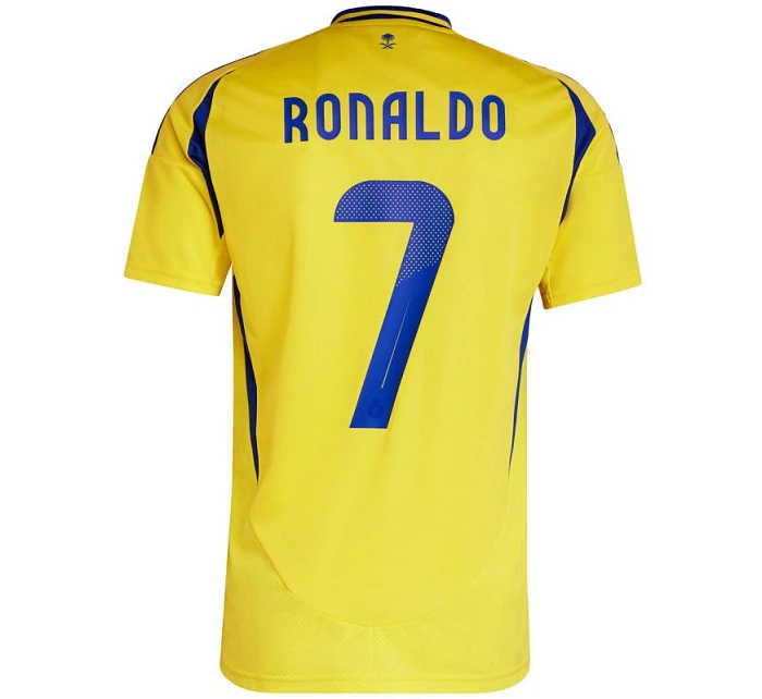 Pánské tričko adidas Al Nassr FC 24/25 Ronaldo Home žluté JP0459 pánské Pánské tričko adidas Al Nassr FC 24/25 Ronaldo Home žluté JP0459 pánské