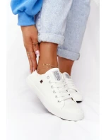 Dámské Kozene Tenisky Big Star Bílé V274869 Dámské Kozene Tenisky Big Star Bílé V274869