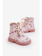 Dětské zateplené boty na zip Růžové model 21634773 - Boto Dětské zateplené boty na zip Růžové model 21634773 - Boto