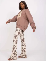 Mikina EM BL 651/D.29X hnědá