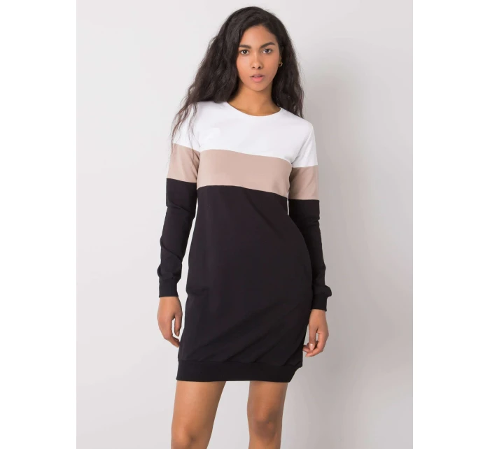 Šaty RV SK 5869.04 bílo-černé