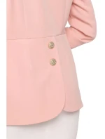 Dámské sako M665 pudrově růžové - Moe